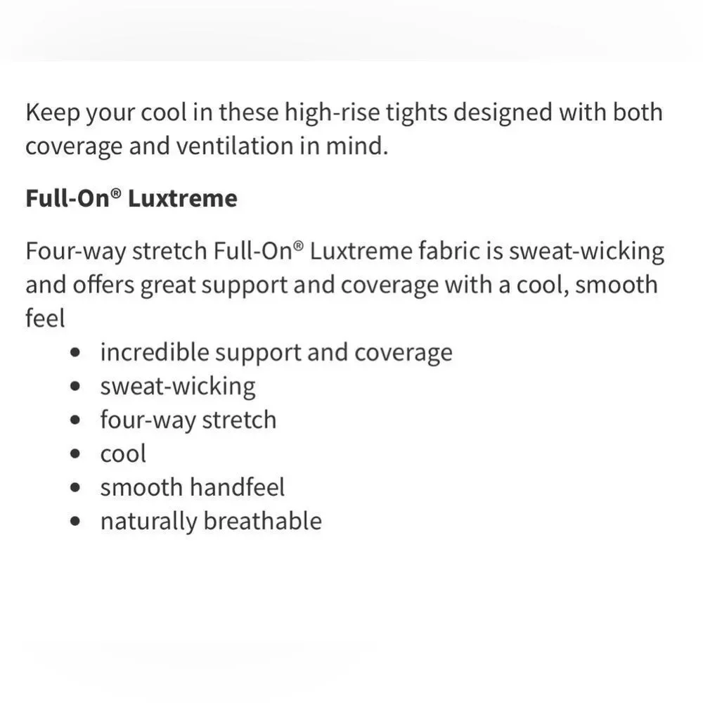LULULEMON | Dark Gray Serene Tights High Waisted Leggings Women’s Size 10